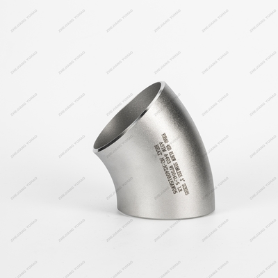SCH20s-SCH160s DN15-DN900 45 Degree Elbow Steel Sand Rolling Butt Weld Pipe Fittings