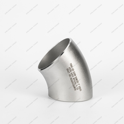 DN15 - DN600 Elbow Stainless Steel Pipe Fittings 304 316L 45 Degree Elbow