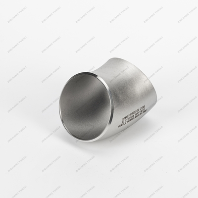 SS 304  Stainless Steel Butt Welded Fittings ASTM A312 45 Degree Elbow