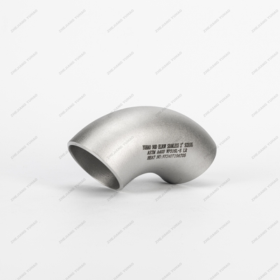304 304L Stainless Steel Butt Weld Fittings Long Radius SS 90 Degree Elbows