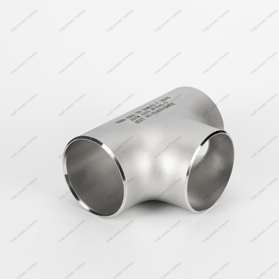 Stainless Steel Equal Tee 304L SS Butt Weld Reducer For Chemical Industry