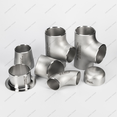 DIN Standard YUHAO Stainless Steel Fittings For Petrochemical Industry Customizable SS Butt Welded Pipe Fittings