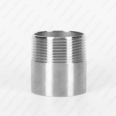 Stainless Steel Threaded Pipe Fitting Tubing Fittings Welded Weld Elbow SS 304 Nipple Seamless Pipe Nipple