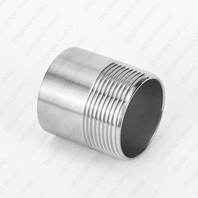 SS304 316 Welding Nipple with NPT BSPP BSPT Threaded One Side Threaded Pipe Fittings