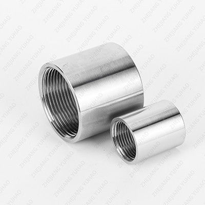 Stainless Steel Couplings 304/316  Female Thread Pipe Nipple BSPT/NPT Socket Thread Tube Fitting