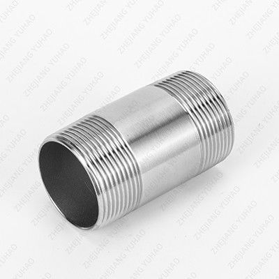 Plumbing Materials Stainless Steel Long Barrel Nipple Union Type Male SS Double Pipe Nipples