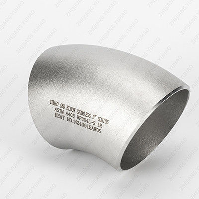 4 Inch High Corrosion Resistance Cold Rolled Hot Rolled 45 Degree Elbow Stainless Steel Butt Weld Pipe Fittings For Pharmaceutical