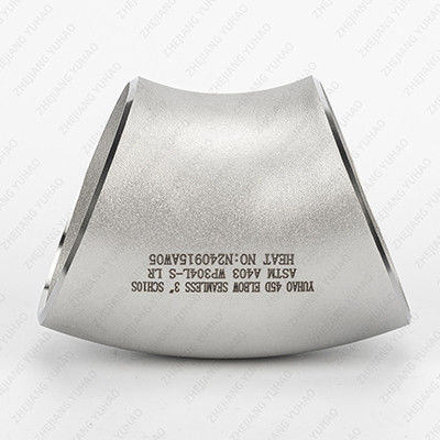 DN5-DN900 SCH10-SCH150 Stainless Steel 45 Degree Elbow Butt Welding Pipe Fittings