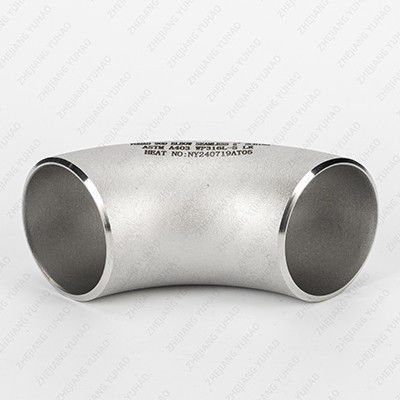 DN10-DN750 SCH10-SCH160 Stainless 90 Degree Elbow SS Butt Welded Pipe Fittings