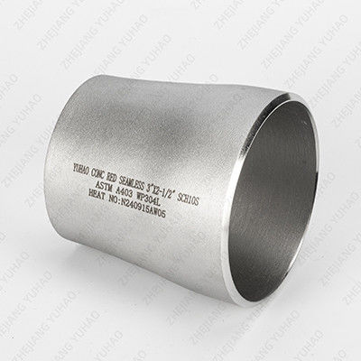 Sch5-SCH160 Stainless Steel Butt Welded Fittings Sand Rolled SS Concentric Reducer