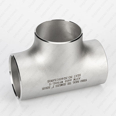 Sandrolling Sandblasting SS Welded Tube Stainless Steel Butt Welded Pipe Fittings Equal Tee