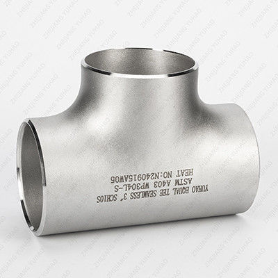 SCH5-SCH160 DN15-DN1200 Weld Tube Stainless Steel BW Pipe Fittings Equal Tee