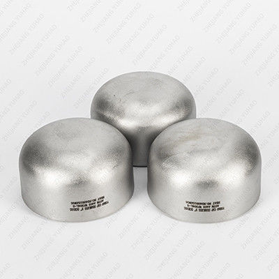 SUS 304 316L Quality Stainless Steel Butt Welded Pipe End Cap Beveled End Cap