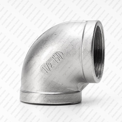 Stainless Steel 304 Air Water Pipe Tube Fitting Elbow 90 Degree Female Thread Screwed Elbow
