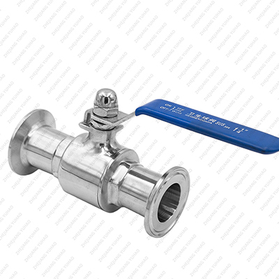 Stainless Steel Quick-Connect Ball Valve with Clamp-Type Ends